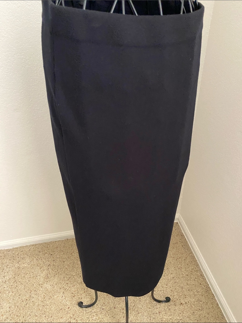 Ann Taylor Knit  Black Pencil Skirt